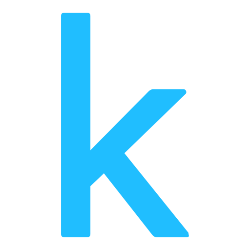 Kaggle logo.